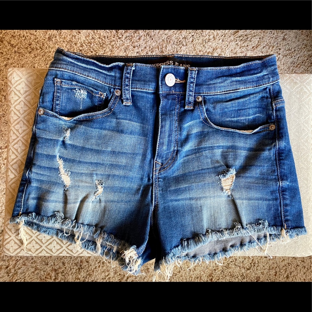 Express Denim Shorts